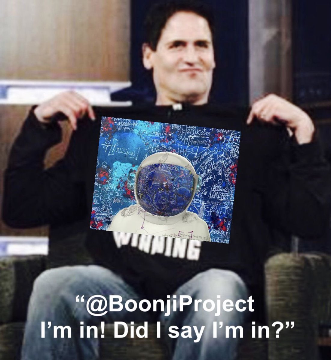 RedDevilBTC's tweet photo. #BoonjiSharkTank Ep. 256 with @mcuban ft. @BoonjiProject token ID# 256
Body: Smooth 🧈
Visor: ⚡️
Ear: UCLA 🐻
Background: Passion
Come join the #boonjiproject #communji
#nftmemes #NFTshills #nfts #NFTCollection #nftcommunity #WomenLedProjects #SuperBoonji https://t.co/UG5hzVP00t