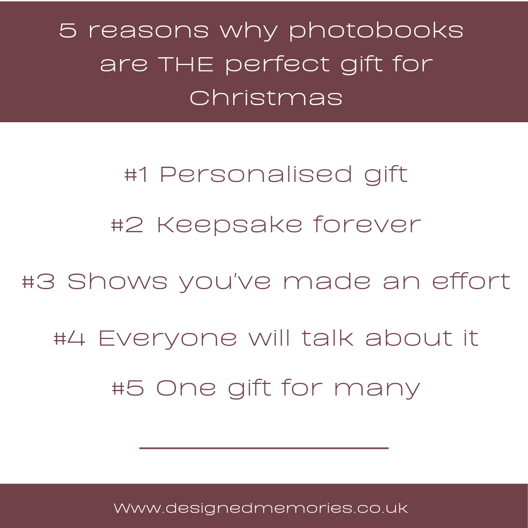There are millions of reasons why photobook is the perfect gift for Christmas. Here are just 5 of them. 
What's your reason?