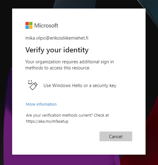The next step towards #passwordless is here. 🥳Conditional Access supports now (in preview) authentication strengths. You can now enforce use of #phishing resistant authentication methods! Next stop - removing passwords for good! #AzureAD #Elisalainen