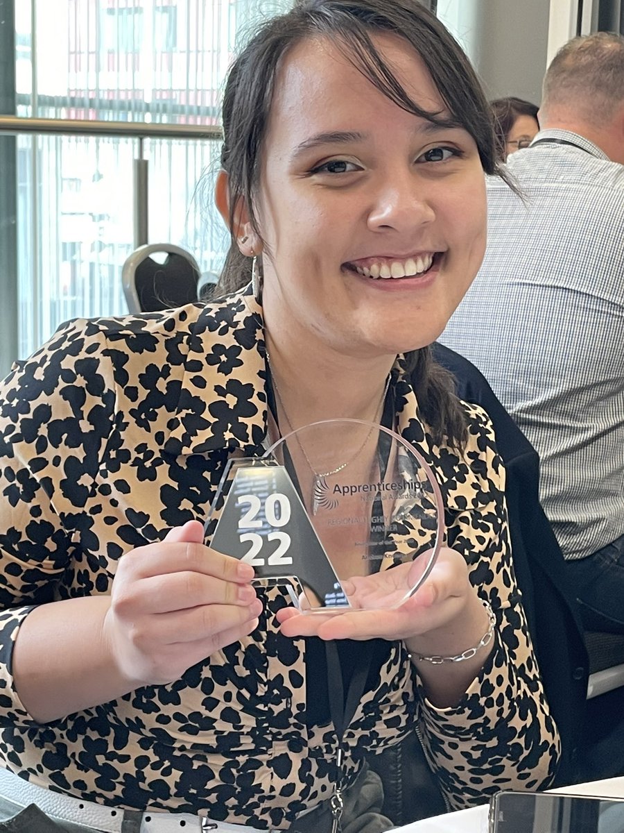 #AppAwards22  and she scooped highly commended. Our rising star of the future <a href="/jon_hhs/">Jon Moon</a> <a href="/clare_cecile/">Clare Belford</a> <a href="/rachelaejones/">Rachel Jones</a> <a href="/SodexoUK_IRE/">Sodexo UK & Ireland</a>