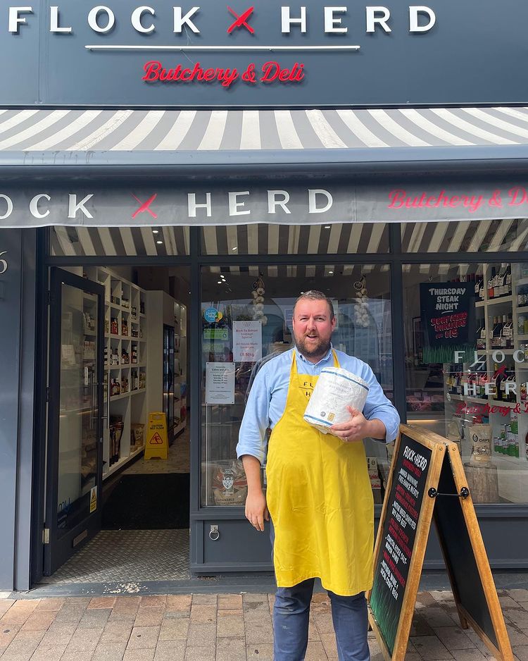 Beckenham Together (@becktogether) on Twitter photo Say hello to Sean, the shop manager at <a href="/flockandherd/">Flock & Herd Butchery</a>. 👋🥩
Did you know before becoming a butcher, Sean started off in cheese, cutting his teeth at Neal’s Yard in the Borough market?
Make sure to say hello next time you pop in! Say hello to Sean, the shop manager at <a href="/flockandherd/">Flock & Herd Butchery</a>. 👋🥩
Did you know before becoming a butcher, Sean started off in cheese, cutting his teeth at Neal’s Yard in the Borough market?
Make sure to say hello next time you pop in!