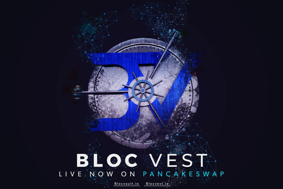 🌟Boost your Rewards.🌟

Blocvest is the first BSC Triple Vault ROI passive income generator.

You can choose from BUSD or BVST rewards. Compound up to 2% daily through the bear market. 

🔥HUGE BUY EVENT NOW ON

🚀Join our Telegram Group 

💎t.me/BlocVaultOffic…