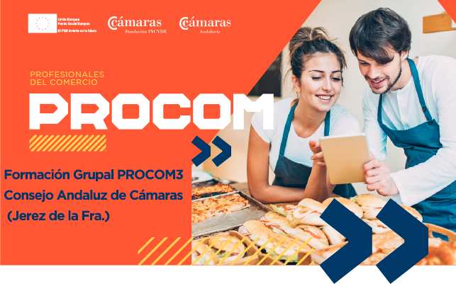 CCAndalucia's tweet photo. Conviértete en un profesional del comercio con nuestro programa #Procom2022 que ya tenemos en marcha. Te esperamos en @CamaraJerez en nuestra primera jornada para que te aventures en tu nuevo negocio
⏲️10.00 
🗓️11 octubre
¡Apúntate ya!👇
https://t.co/jnZ2oLBcu5 https://t.co/JFPpyRsy4s