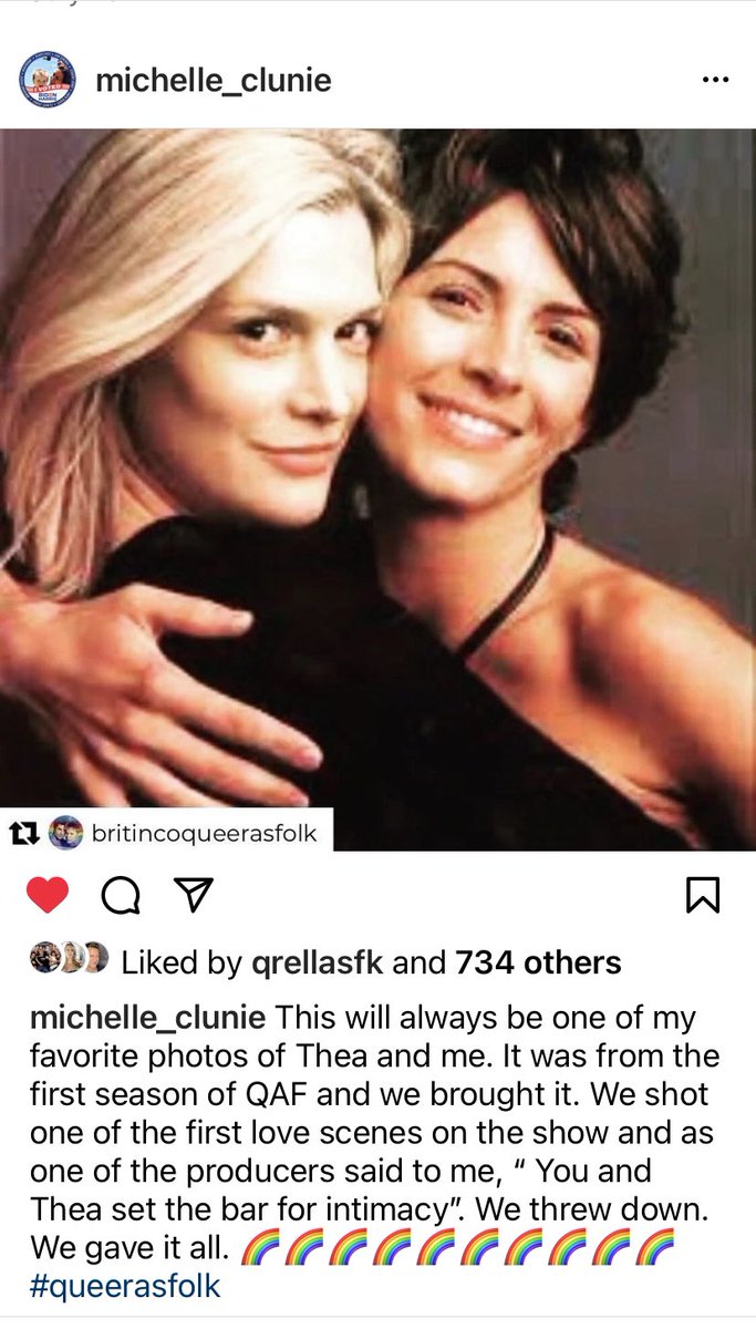Folk4QAFReunion's tweet photo. We ❤️🧡💛💚💙💜🖤 our Lindsay &amp; Mel! We want them back! @Showtime @peacock @netflix #qaf #qafreunion #qafrevival #originalcast #qafus https://t.co/UCU1Zcgv8r