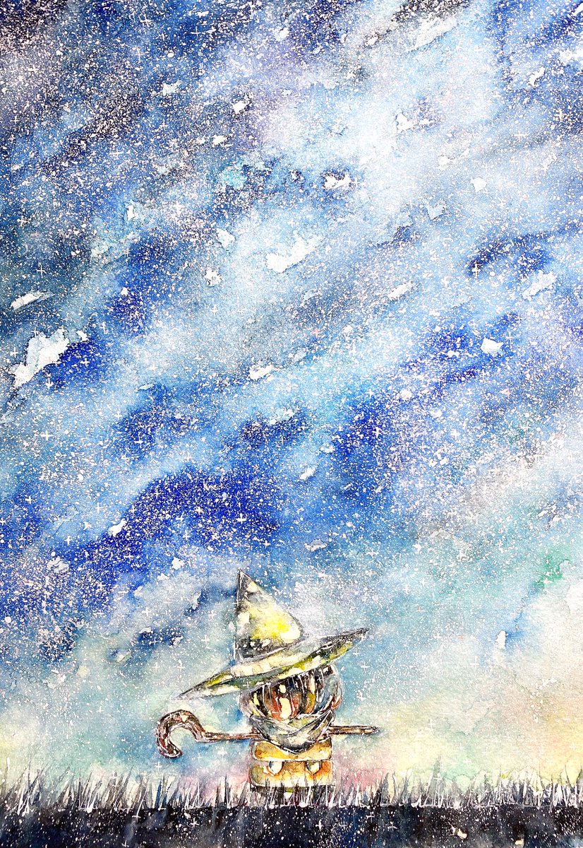 「#ぽっぽスペースこんばんは!スペースの開催を楽しみにしていました❁⃘*.゜もうす」|晴/作業中のイラスト