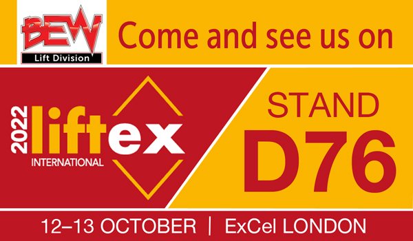 BEW_ELECTRICAL's tweet photo. 🚨One week to go🚨
On the 12th & 13th October our @BEW_ELECTRICAL #LiftDivision will be at the @LiftexShow at @ExCeLLondon.
#Liftex2022 is the only dedicated exhibition for the lift, escalator and access industry so come and see us on Stand D76.
#LIFTEXSHOW #BEWliftdivision https://t.co/jT2W5UL2xa