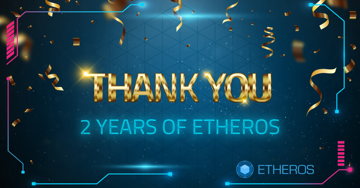 EtherosIo's tweet photo. ๐๐๐ #Etheros is celebrating 2nd Anniversary!ย ๐๐๐
Dearest Community!
THANK YOUย ๐๐๐
This couldn't have happened without you!ย ๐ https://t.co/lrxNVooZZu