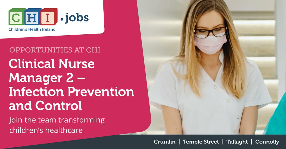 Come and join our unique organisational culture and be part of our inclusive team. Applications are invited for the role of Clinical Nurse Manager 2 – Infection Prevention and Control buff.ly/3CsIONj Role closes on 9th October 2022 #jointeamCHI #recruitment #hiring