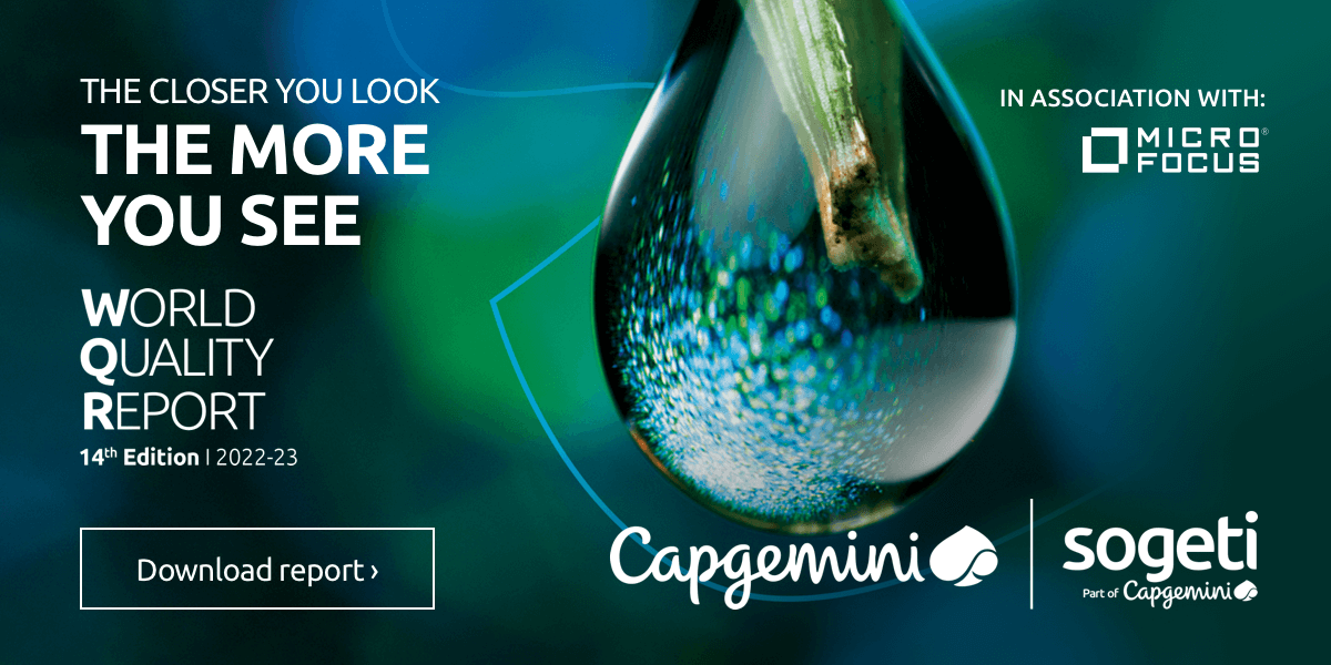 MicroFocusBNLN's tweet photo. The #WorldQualityReport 2022-23 is now available! Find out today’s #QualityAssurance and #testing trends and get recommendations for overcoming tomorrow’s challenges.  Download your copy today.  #MyMicroFocus https://t.co/yxoazDCQC8 https://t.co/gFp3WZ3mat
