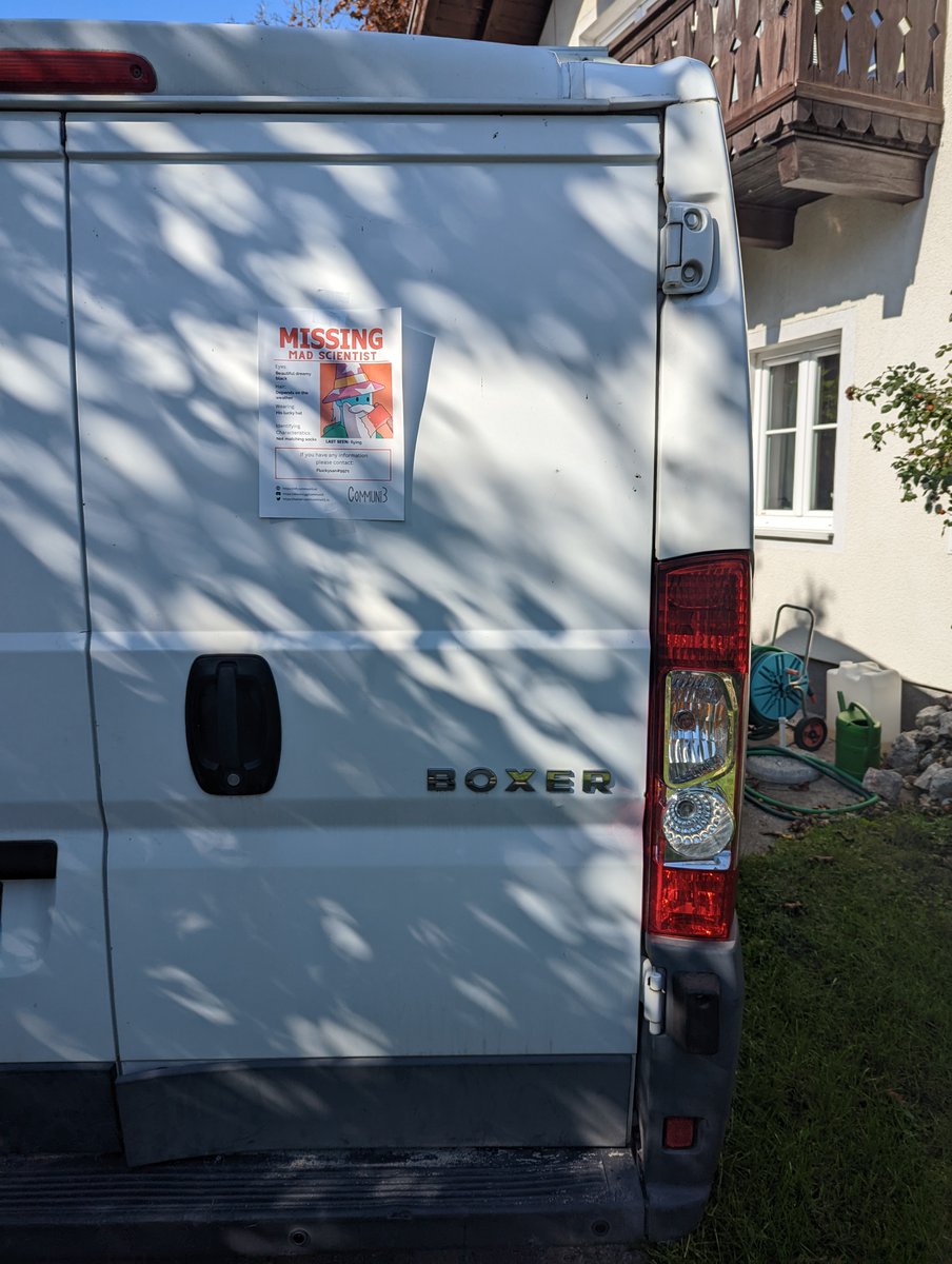 Fluckysan's tweet photo. Worried too much, so I decide to drive around with the search poster, best way to spread the word #C3PFPWeek @communi3_io #E2E https://t.co/I1xGvlNXzc