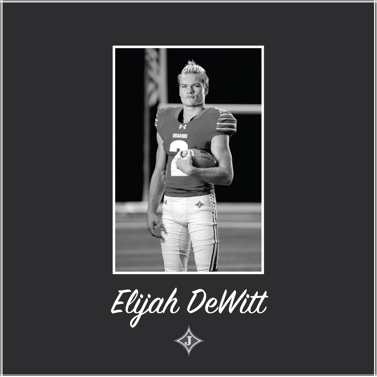 The Jefferson High School Football program is heartbroken as we mourn the loss of one of our own, Elijah DeWitt.  The DeWitt family is in our thoughts and prayers. We appreciate your understanding as we respect the family’s privacy during this time.