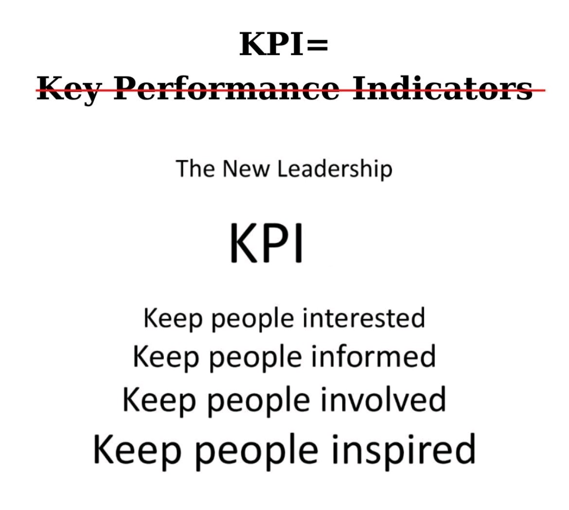 angelabaileyhr's tweet photo. Real #KPIs!  #Engagement #peoplefirst https://t.co/bTJPD1jJR6