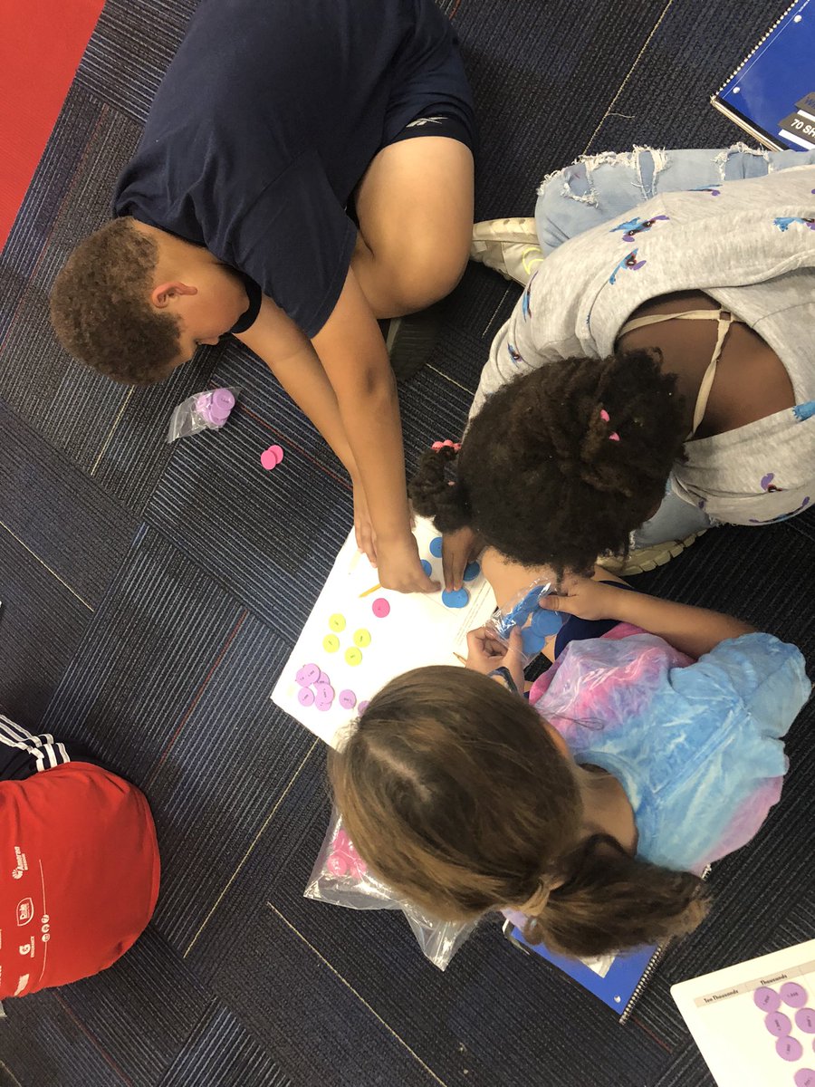 moore_uve's tweet photo. We have learned so much about subtraction across zeros. It is exciting to watch and listen to student’s conversations as they conference, compare, and come to consensus.  #UVEMDE https://t.co/3RETcn7Hft