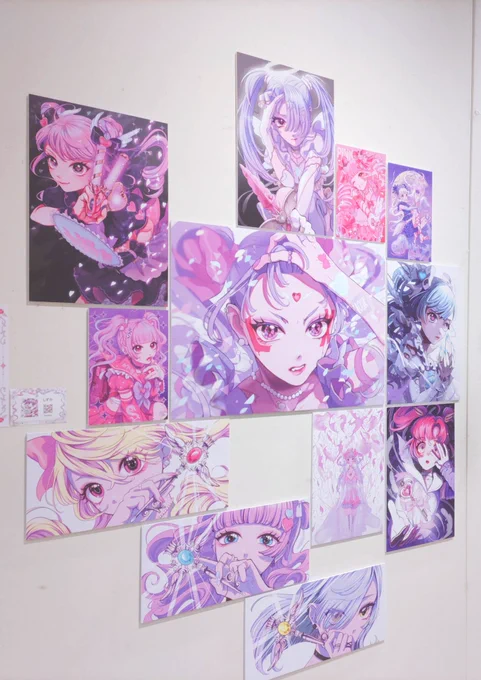 #魔法少女展 搬入完了です明日からよろしくお願いします 