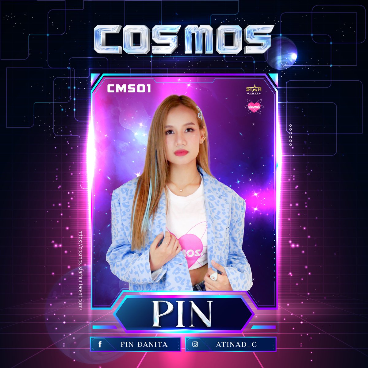 pindanitaaa's tweet image. #COSMOSTH #StarHunterEntertainment

#CMS01 PIN Danita Choktadaporn

ร่วมโหวตได้ถึงวันที่ 8 ตุลาคม 2565
เวลา 23:59 น. ทาง cosmos.starhunterent.com

#TPOP #CosmosDebut 
#Girlsgroup  #COSMOS