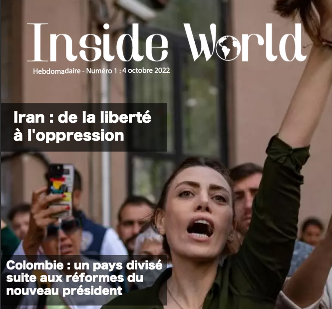 Insideworldmag's tweet photo. 🗞️Le premier numéro d'Inside World est paru ! 

Découvrez le dossier sur l'Iran enrichi de témoignages exclusifs ainsi que le reste du magazine dès à présent et pendant une semaine, via ce lien de téléchargement : https://t.co/BXG6YZ0Kah 👈 

#magazine #information #actualité https://t.co/viEpLfTDlU