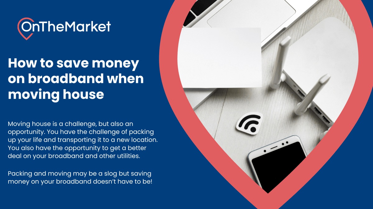 OnTheMarketCom's tweet photo. Broadband is a bill that stays under the radar. Moving home is the reminder we need to check what we’re paying, check available speeds and negotiate a much better deal.

Check out our top tips... https://t.co/fBhP5D0IqY https://t.co/ZYp9MLiUDM