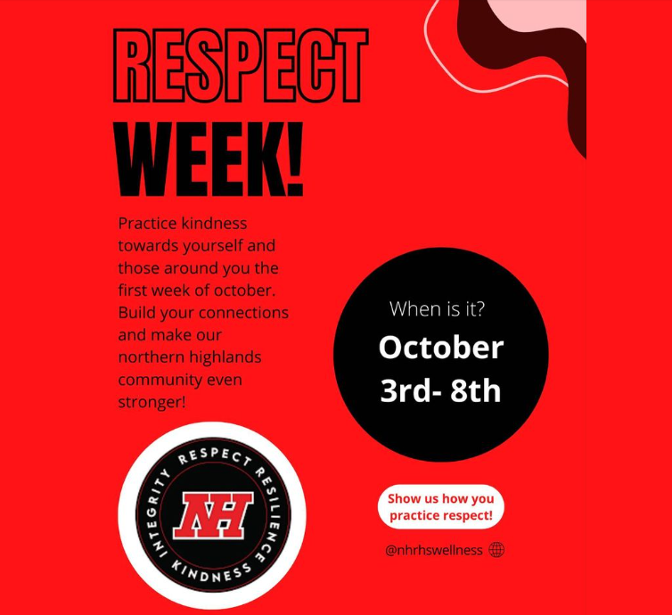 nhrhs1's tweet photo. What are you doing to be kind? Northern Highlands is committed to preventing harassment, intimidation, and bullying not just this week, but every day. Please visit #NHRHSWellness for more information. #HighlandsStrong #BeKindtoOneAnother #RespectDifferences https://t.co/McT9ldllCL