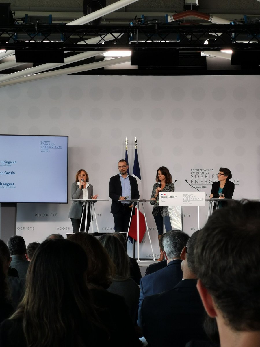 Lors du présentation du plan de #sobriété, <a href="/AnneBringault/">Anne Bringault @annebringault.bsky.social</a> rappelle l'importance de ces mesures pour réaliser la transition énergétique. Une fois ces actions présentées, il faut en faire le suivi : quelle mise en place et quels résultats ?