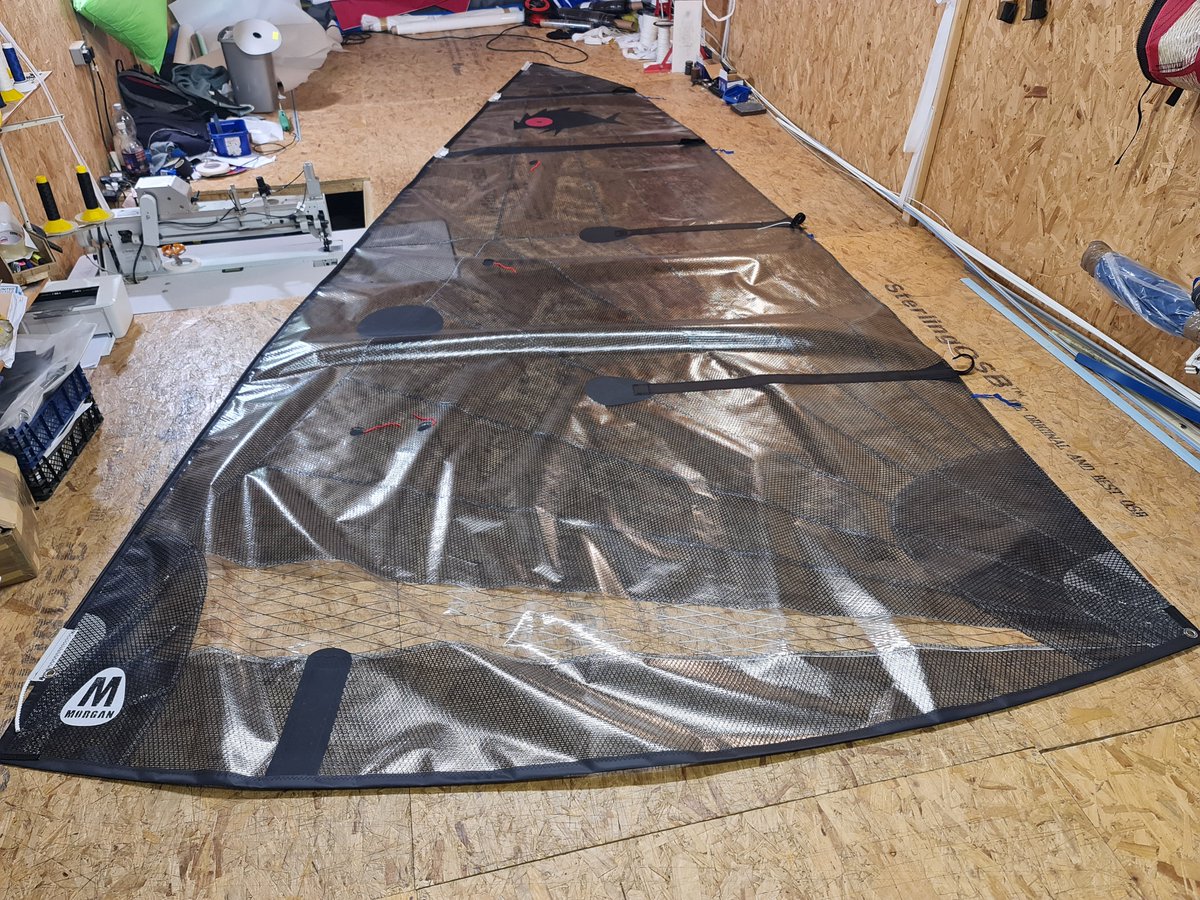 Someone getting a sneaky new sail for their Solution just before the Inlands!