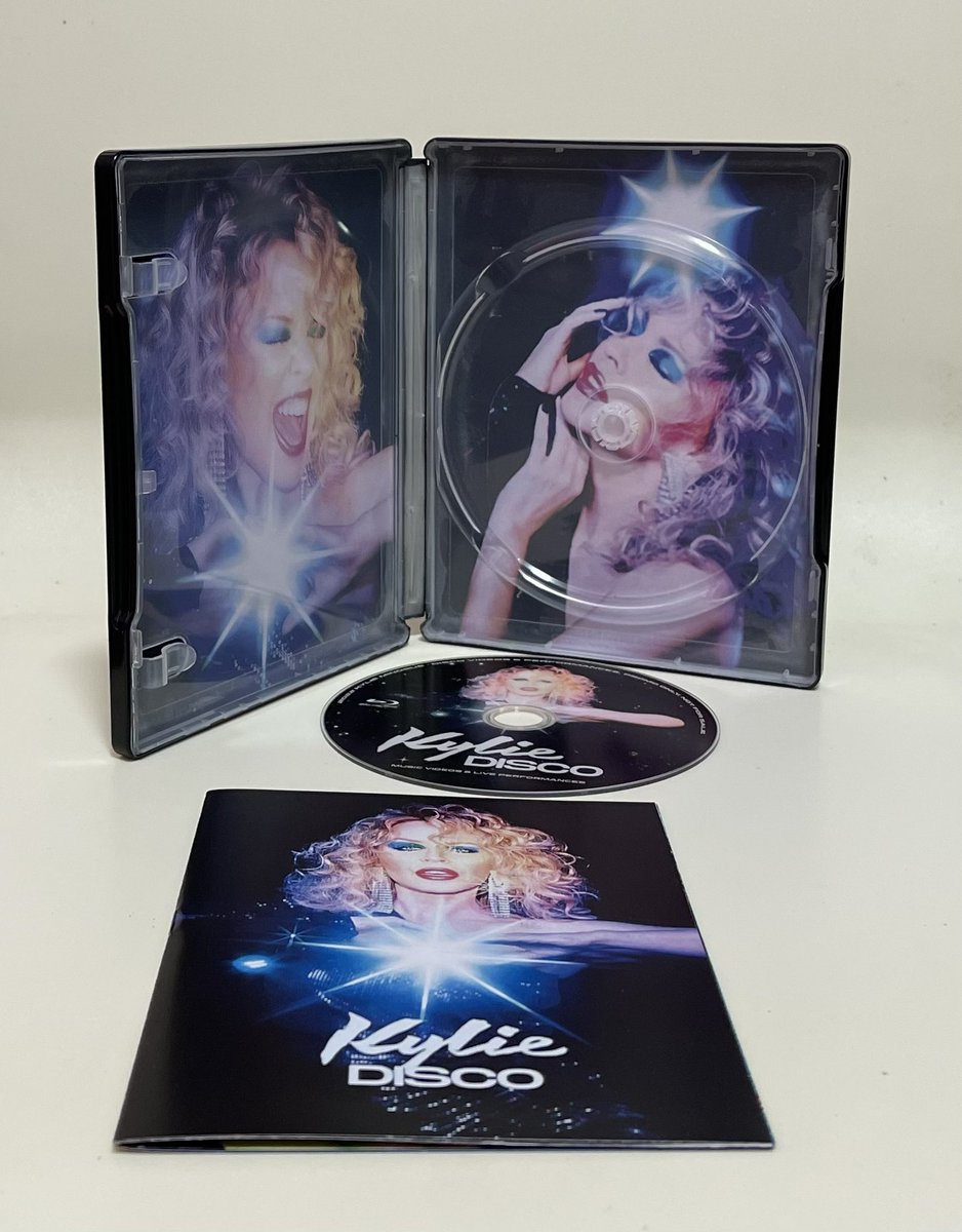 puravidajon's tweet photo. Kylie Disco Bluray Steelbook (Music Videos &amp; Performances #kylie #kylieminogue #disco https://t.co/PupfgRLFKd