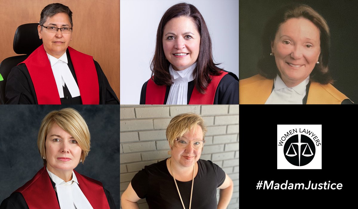 Check out the @CBA_WLF's #MadamJustice Project:

Interviews with <a href="/UNBLaw/">UNB Law</a> alumnae, Hon. Tracey K. Deware (LLB ’94), Hon. Diane Rowe, (LLB ’97), Hon. Barbara Baird (LLB ’76), Hon. Tracey L. Clements (LLB ’94), and Hon. Amy Sakalauskas (LLB ’02). #ProudlyUNB bit.ly/3qTShq1