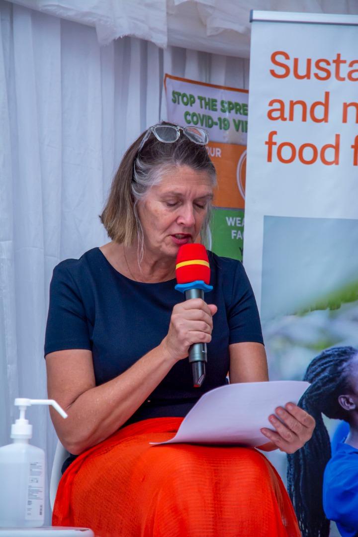 Speaking at the #WomenLedMSMEs dialogue at #UMATradeFair, <a href="/Karin_Boven/">Karin Boven</a> said "<a href="/NLinUganda/">Embassy of the Netherlands in Uganda</a> is ready to continue supporting Ugandan #WomenLedMSMEs and the support is aligned to bring to clarity how women entrepreneurs and their businesses can come to effective robust growth."