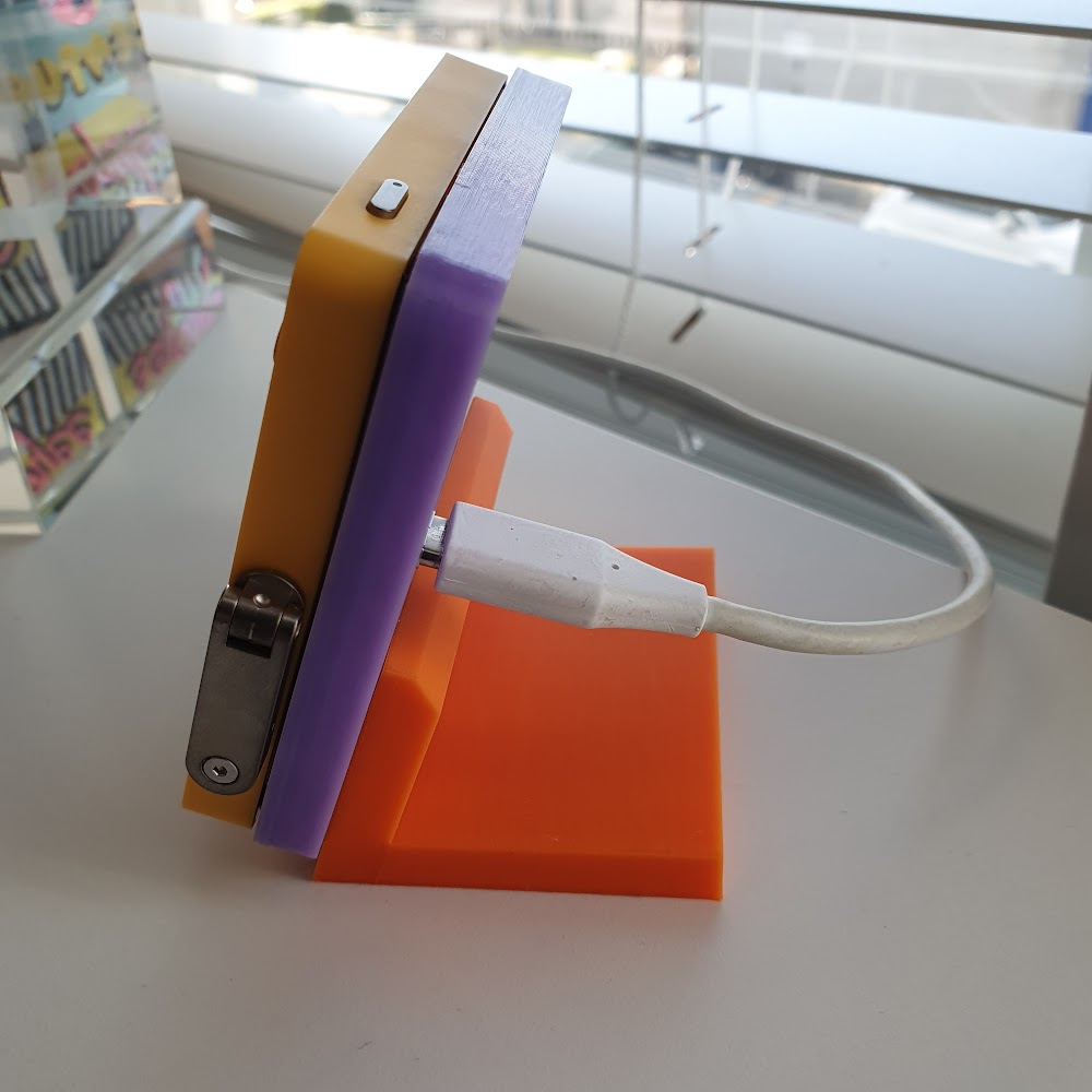 Some pics of a recent personal project - Magnetic charging dock for the <a href="/playdate/">Playdate</a> handheld.