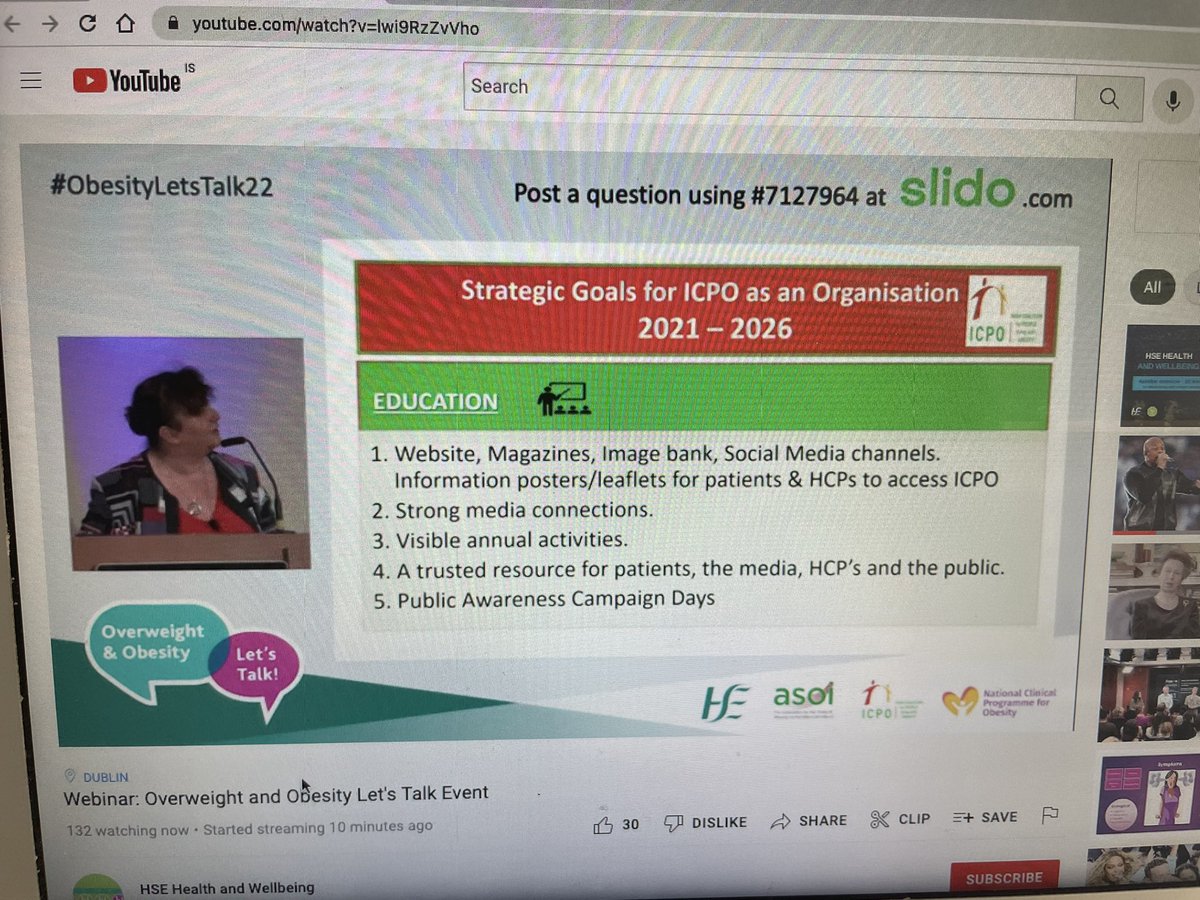 My dear friend @susieb16 up now.
Presentation on @ICPObesity 💚💙

Great work and so needed for support for #PeopleLivingWithObesity 

#ObesityLetsTalk22