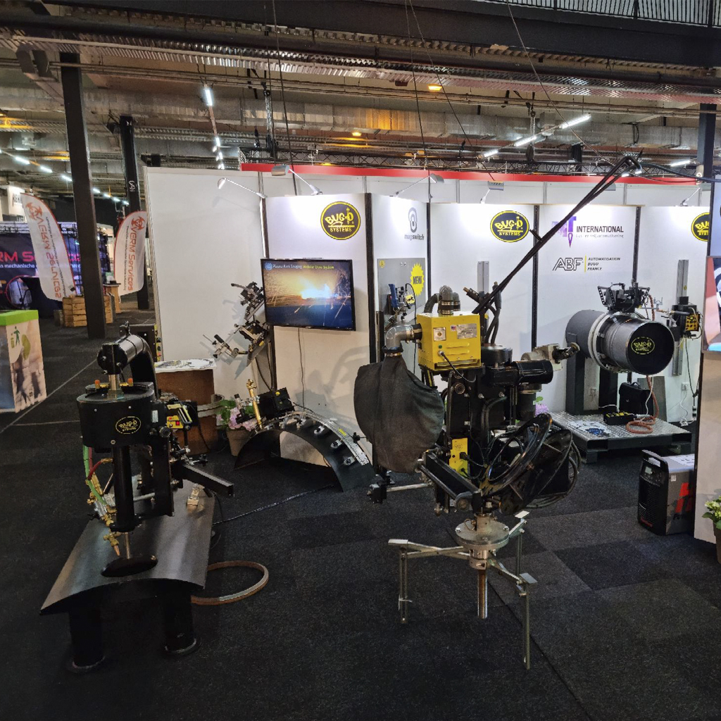BugOSystems's tweet photo. Welding Week in the Netherlands @mtinternational.nl @Weldingweek #BugoSystems #MadeInUSA #filletweld #stitchweld #weld #welding #weldporn #welder #weldernation #weldeverydamnday #fabrication #fab #work #workhard #metal #steel #MIG #metalwork #weldlife https://t.co/cXcoT3XPrT