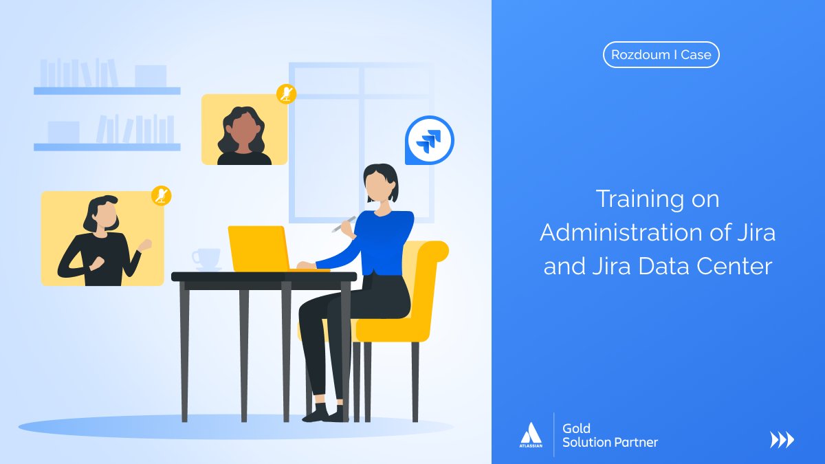 rozdoum's tweet photo. What would you do if your employees were underqualified to work with a software solution?  Through online #training, Rozdoum ensured that project managers of our client have a basic understanding of #Jira and a well-established workflow. #jiradatacenter https://t.co/w91BVoc9hn https://t.co/159QHkqK77