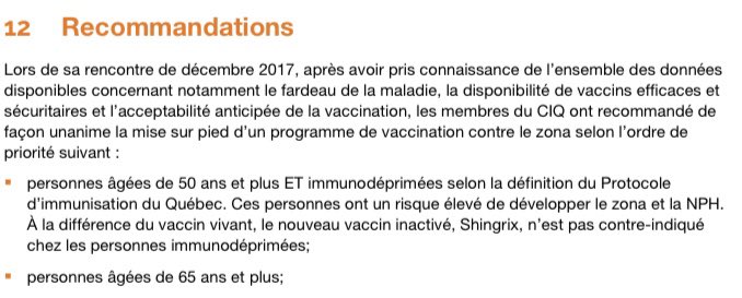 carignan_alex's tweet photo. L'INSPQ a recommandé au MSSS en 2018 l'instauration d'un programme de vaccination gratuit contre le zona.

On comprend qu'il y a eu une pandémie depuis, mais il est temps que les choses bougent...

https://t.co/NQawl5PLVM https://t.co/4jd3hdDbeL