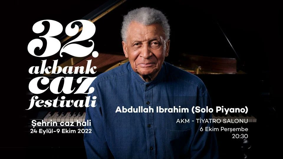 Festivalde bu akşam...
32. Akbank CAZ Festivali ile "Şehrin CAZ hali"
For Coltrane &amp; Monk in Harlem / Abdullah Ibrahim dinliyoruz.
<a href="/AkbankSanat/">Akbank Sanat</a> ile "Şehrin CAZ Hali"
<a href="/Cazkolik/">Cazkolik</a> <a href="/arsivimden/">Arşivimden Mikrofona</a> ile #cazheryerde