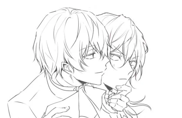 こっち向いてホイ
線画が描けたでホイ 