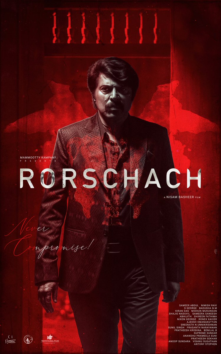 Forumkeralam2's tweet photo. Here’s A Pre Release Special Poster for #Rorschach from @MammoottyFC369 

In Cinemas Worldwide From Tomorrow !!

Design: @abdulaman_an

#RorschachFromTomorrow 
#Mammootty @mammukka https://t.co/93eEXoKBQA