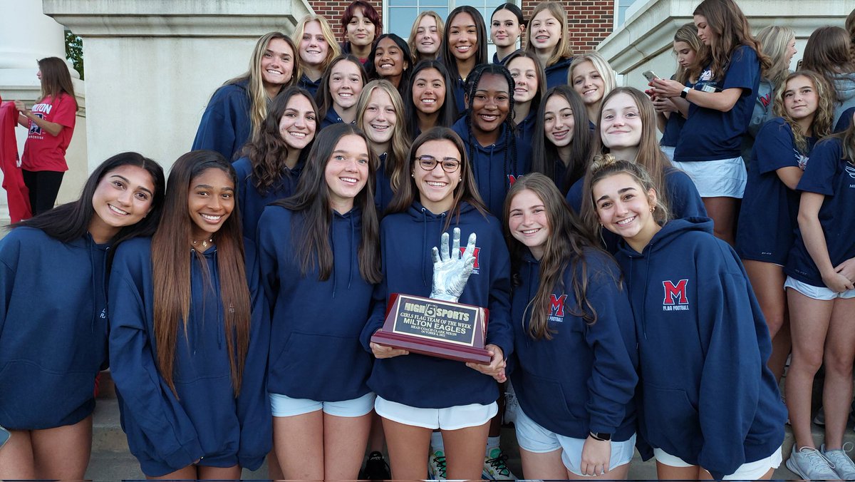 GO EAGLES!!! <a href="/MiltonFlag/">Milton High School Flag Football</a> <a href="/High5Sports/">High5Sports</a> #high5sports