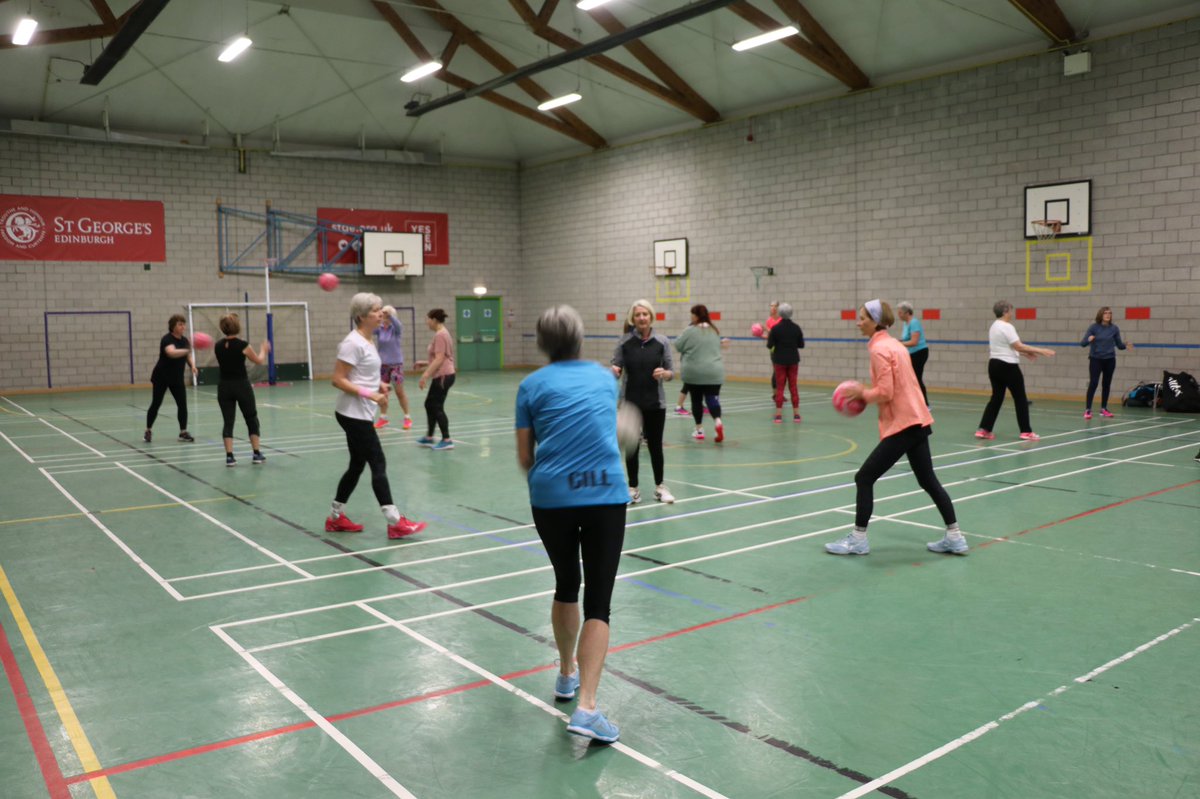 stgeorgesedin's tweet photo. As part of our Scottish Women &amp; Girls in Sport week programme we were delighted to host @NetballScotland Walking Netball Showcase session &amp; coffee morning with @ChristinaSNP, Scottish Government Minister for Equalities &amp; Older People 🏐💥 #CommunityEngagement #ProgrammeForAll https://t.co/OLHkaGsXFN