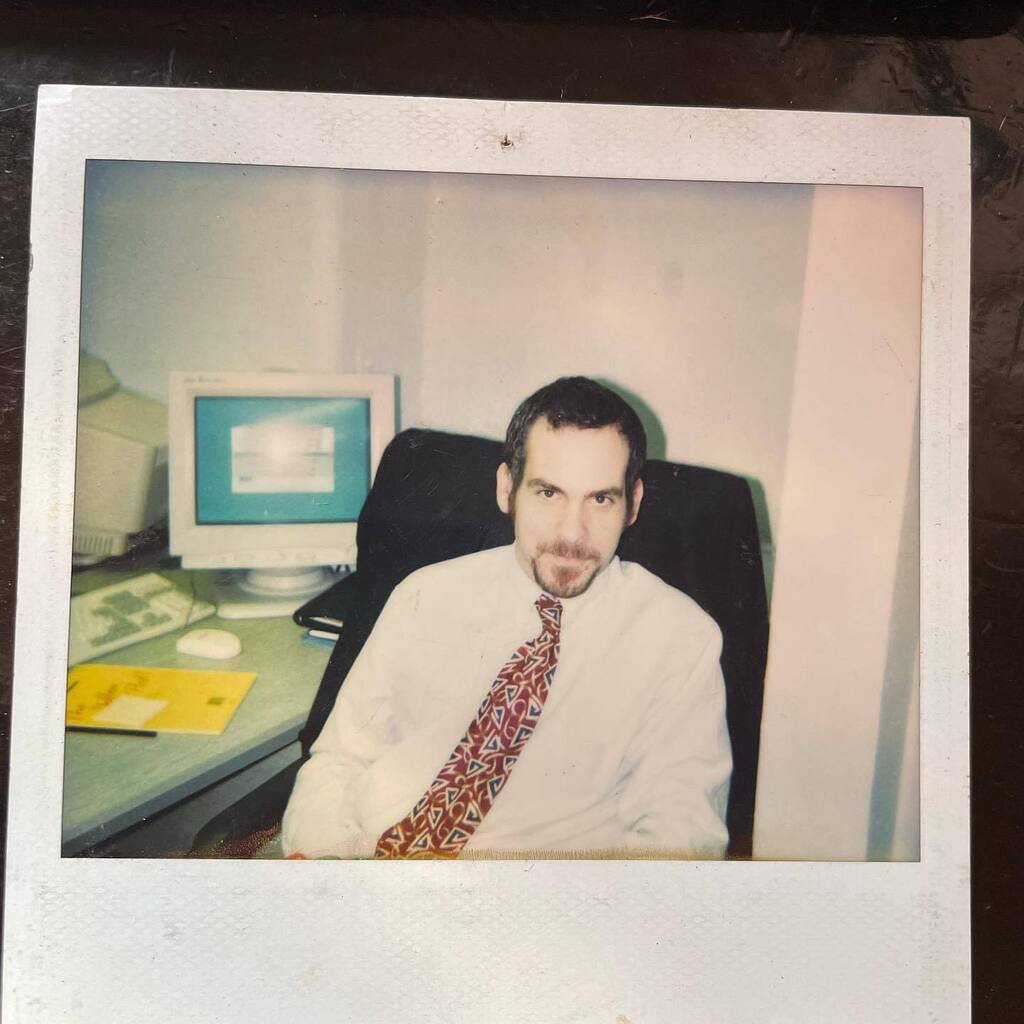 markdrew's tweet image. Found a picture of my first day at work. Gotta love that tie! #firstdayofwork instagr.am/p/CjX0VB4Ktek/