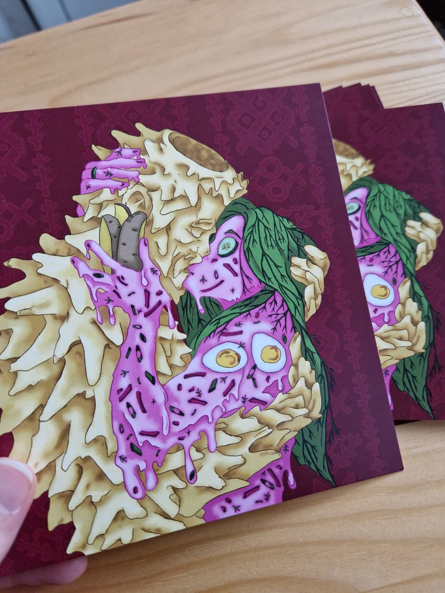 As we say in #Lithuanian🇱🇹: "The first pancake🥞 is always burnt".
So, finally got my freshly baked #prints with the right colours. At last!!! Printing is art, too!!!🤯

<a href="/xoxonft_io/">XOXO</a>
<a href="/JudeDevir/">Jude__devir</a> <a href="/maya_devir/">Maya Devir</a>
Much Love! ❌️⭕️❌️⭕️

#xoxo #nft #fanart #šakotis #šaltibarščiai #couple