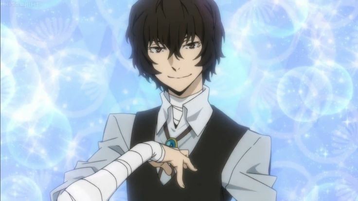biatchuu's tweet photo. remember when shoujo sparkles dazai https://t.co/nogiavY5Sr