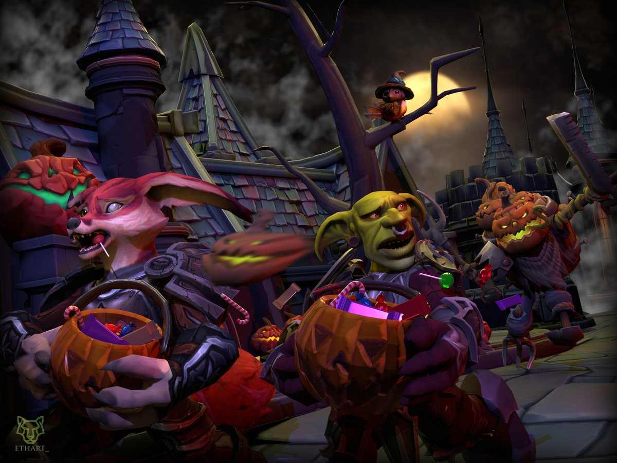 ethart_'s tweet photo. "Don't look, just run, RUN!!"

#worldofwarcraft #Warcraft #Halloween https://t.co/YfiZPtIwHm