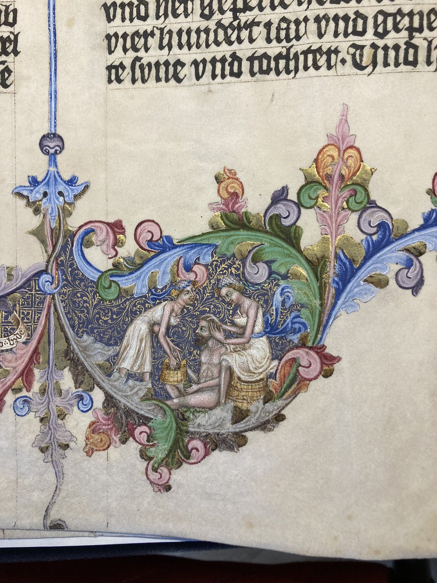 workshop der teams des #fbgermanistik der #unisalzburg und der #österreichischenationalbibliothek zum projekt #wenzelsbibel - digitale edition und analyse - das highlight: die handschrift im original! #manuscripts  #digitalhumanities #dh - plus.ac.at/germanistik/fo…