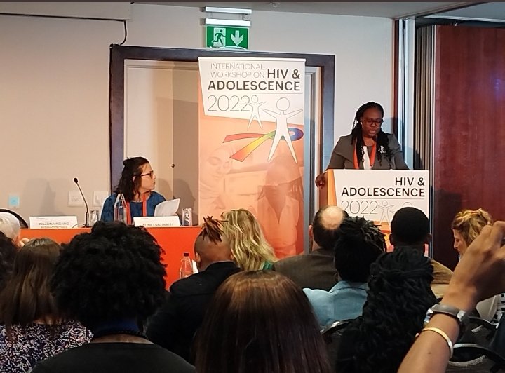 #MOHCAM's Program Director @cynthia_sirri presenting on Challenging Toxic Masculinity on #SRHR outcomes for #AGYW during the #Adolescence2022 happening in Cape Town, South Africa @UNAIDS @SRAdolescence