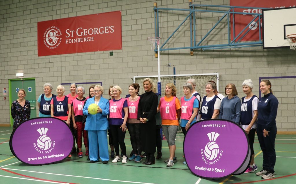 MelBenson111's tweet photo. #CommunityEngagement programme in action this morning hosting @NetballScotland Walking Netball Showcase session & coffee morning with @ChristinaSNP, Scottish Government Minister for Equalities & Older People ππ₯ #ProgrammeForAll π΄σ §σ ’σ ³σ £σ ΄σ Ώ Women & Girls in Sport week #SheCanSheWill π₯³πͺ https://t.co/8UakTkNbxd