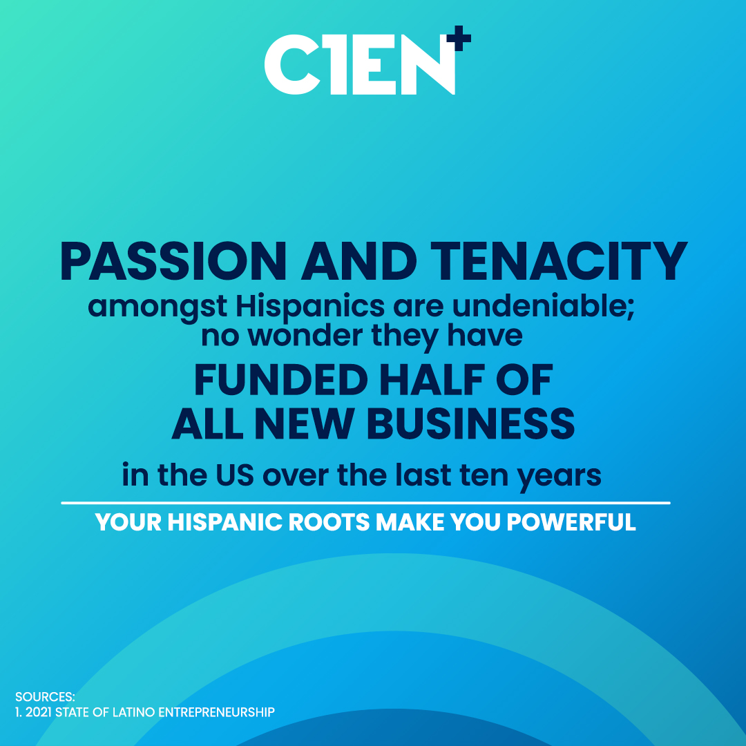cienplus's tweet image. Keep on pushing and achieving your goals of becoming a business owner in the US; you have what it takes ingrained in your roots. 
Unlock the power of your culture. 
#HHM2022 #HispanicHeritageMonth2022 #culturalintelligence