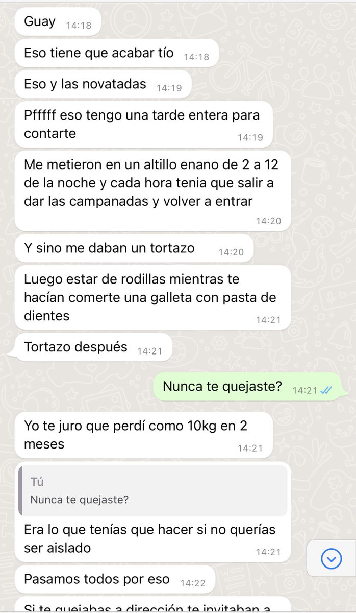 MiguelFrigenti's tweet photo. Uno de mis mejores amigos me narra sus vivencias dentro del colegio mayor Elías Ahuja: acoso, abuso y bullying: “Entraban a las 3 de la mañana a tu cuarto y te zurraban” https://t.co/w0wsH3Ztt8