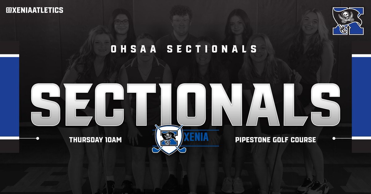 Good luck to girls golf today at sectionals! <a href="/XeniaSchools/">XeniaCommunitySchools</a> <a href="/LadyBucsGolf/">Xenia Girls Golf⛳️</a>