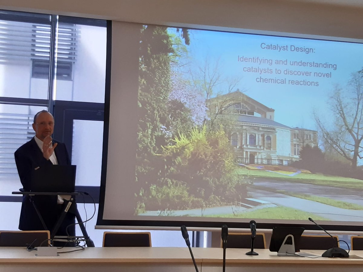 Sustainable Chemistry Centre Bayreuth (@suscentrebay) on Twitter photo Symposium in Poland: Prof. Dr. Rhett Kempe speaking about Catalyst Design.
<a href="/unibt/">Universität Bayreuth</a> #Bayreuth #Poznan #Chemistry Symposium in Poland: Prof. Dr. Rhett Kempe speaking about Catalyst Design.
<a href="/unibt/">Universität Bayreuth</a> #Bayreuth #Poznan #Chemistry