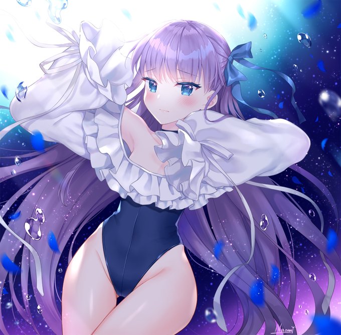 #あなたのあお色の作品を見せてください
メルトリリス💙🖤🤍 