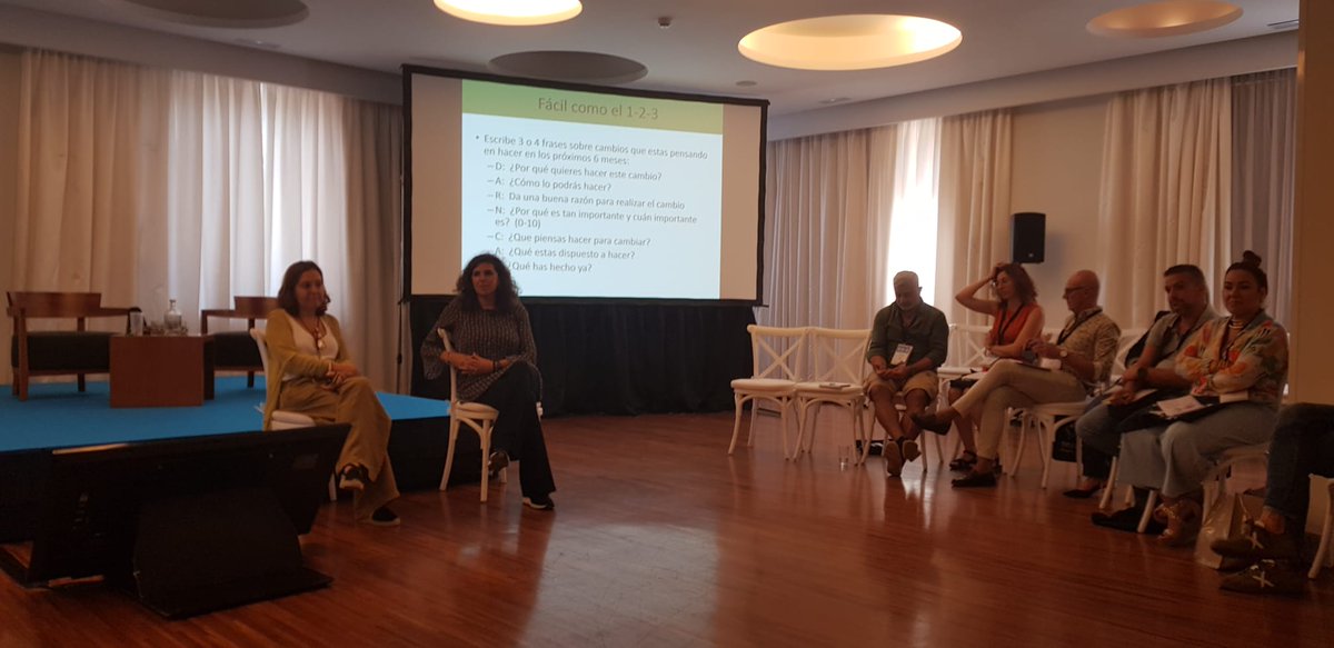 Taller de entrevista motivacional con Merce Balcells y Meritxel Torres, en Jornadas Socidrogalcohol 2022 jornadas2022.socidrogalcohol.org

#Socidrogalcohol2022 <a href="/Socidrogalcohol/">Socidrogalcohol</a>